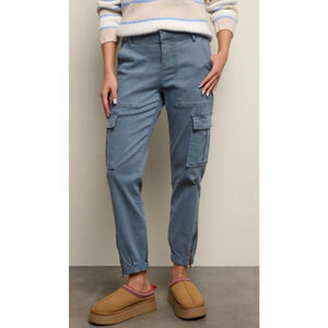 HERIZON Blue Cargo Jogger Track Pants